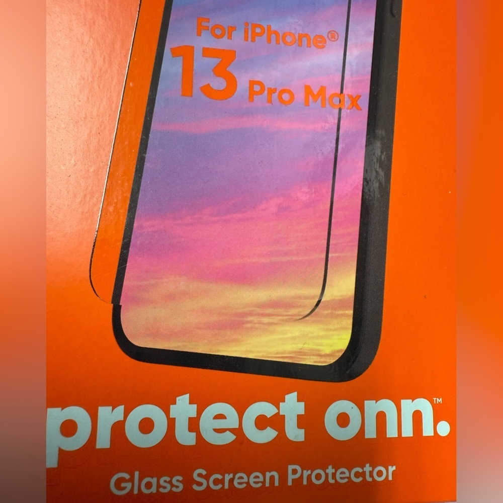 Onn Glass Screen Protector for iPhone 13 ProMax - Picture 4 of 5